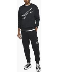 Nike - Dq3946 Tracksuits Multi Swoosh Fleece Sweatshirt Cargo Cuffed Jogger - Lyst