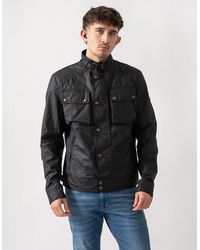 Belstaff - Racemaster Waxed Cotton Compact Field Jacket - Lyst