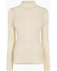 BOSS - Mock Neck Long Sleeve Slim Fit Sweater - Lyst