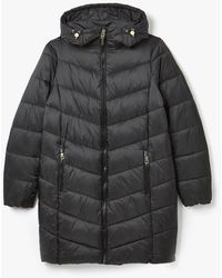 Joules - Moorsdale Mid Length Showerproof Padded Coat With Hood - Lyst