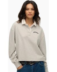 Superdry - Athletics Essential Rugby Long Sleeve Shirt - Lyst