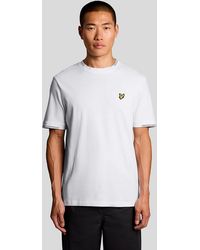 Lyle & Scott - Fine Cotton Tipped T-Shirt - Lyst