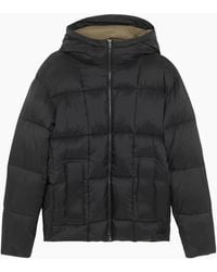 Lyle & Scott - Lyle & Scott Lacquer Square Wadded Cocoon Jacket - Lyst