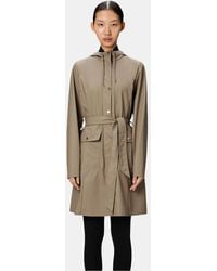 Rains - Curve Long Jacket - Lyst