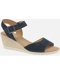 Gabor - Nieve Wedge Heel Sandals - Lyst
