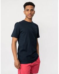 BOSS - Boss Tales Cotton-Jersey T-Shirt With Logo Patch Nos - Lyst
