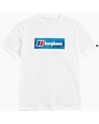 Berghaus - T Shirt Panaromic Wf Logo Crew Neck Short Sleeve Cotton Summer Tee - Lyst