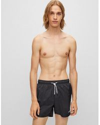 BOSS - Hugo Haiti Quick-Drying Swim Shorts - Lyst