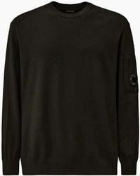 C.P. Company - Extrafine Merino Wool Lens Knit - Lyst