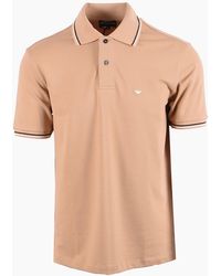 Emporio Armani - Essential Tipped Polo - Lyst