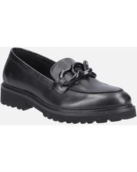 Hush Puppies - Gianna Leather Loafers - Lyst