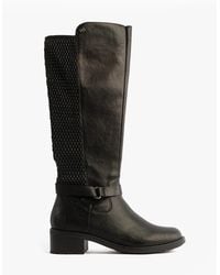 Rieker - Leather Tall Knee High Boots - Lyst
