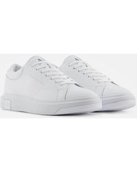 ARMANI EXCHANGE - Leather Sneakers - Lyst