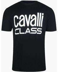 Roberto Cavalli - Cavalli Class Bold Brand T-Shirt - Lyst