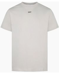 Off-White c/o Virgil Abloh - Off Slim Fit Short Sleeve T-Shirt - Lyst