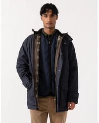 GANT - Waxed Double Decker Coat - Lyst