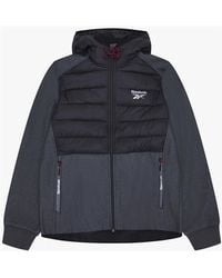 Reebok - Rb1562 Mixed Media Jacket - Lyst