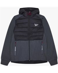 Reebok - Rb1562 Mixed Media Jacket - Lyst