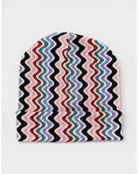 Missoni - Zigzag Beanie Multi - Lyst