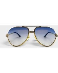 CASABLANCA - Stainless Steel Aviator Midnight Gradient - Lyst