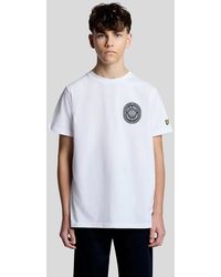 Lyle & Scott - Graphic Badge Cotton T-Shirt - Lyst