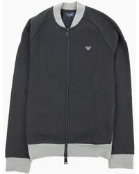 Armani Jeans - Eagle Logo Bomber Jacket - Lyst