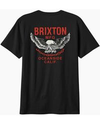 Brixton - Waller Vintage Graphic Short Sleeve T-Shirt - Lyst