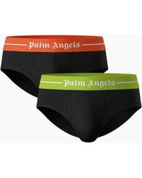 Palm Angels - Two Pack Neon Logo Briefs - Lyst