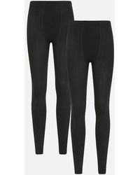 Mountain Warehouse - Ladies Fleece Lined Thermal Leggings (Pack Of 2) - Lyst