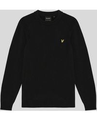 Lyle & Scott - Rib Detail Crew Neck Jumper - Lyst