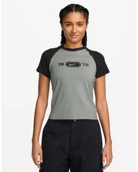 Nike - Mini A-Line Crew Neck Short Sleeve Dress - Lyst