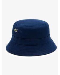 Lacoste - Pique Bucket Hat - Lyst