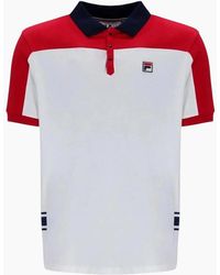 Fila - Polo Shirt Mivvi Short Sleeve Summer Polo Cotton - Lyst