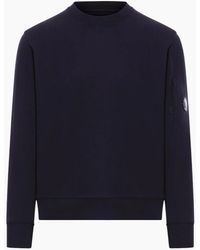 C.P. Company - C.P. Company Diagonal Raised Fleece Lens Sweatshirt - Lyst