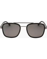 BOSS - Polarized Lens Dark Ruthenium Sunglasses - Lyst
