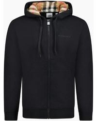 Burberry - 'Hove' Check Hoodie - Lyst
