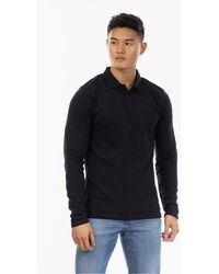 Peter Werth - Albery Collared Long Sleeve Polo Shirt - Lyst