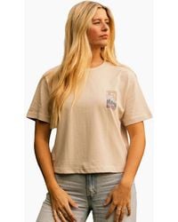 Bleubird - Solace Cropped Short Sleeve T-Shirt - Lyst