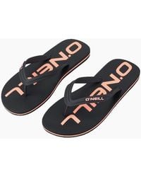 O'neill Sportswear - Profile Logo Flip Flops - Lyst