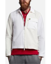 Lyle & Scott - Jacket Overshirt Regular Fit Full Zip Casual Cotton - Lyst
