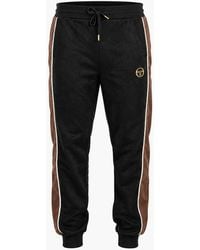 Sergio Tacchini - Contrast Suede Track Pant Joggers/Potting Soil/Gardenia - Lyst