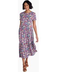 Mountain Warehouse - Ladies Sardinia Floral Uv Tiered Dress - Lyst