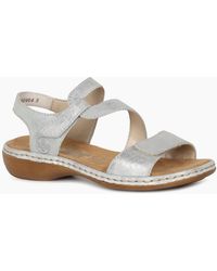 Rieker - Sphere Riptape Sandals - Lyst