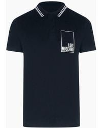 Love Moschino - Polo Shirt Small Box Logo - Lyst