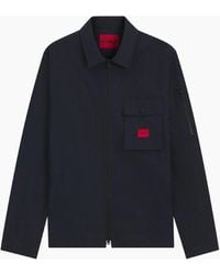 BOSS - Hugo Emmond Overshirt S2-26 405 Dark - Lyst