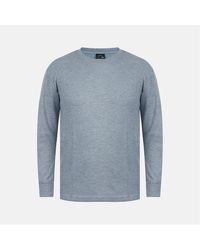 Fabric - Waffle Crew Neck Long Sleeve T-Shirt - Lyst