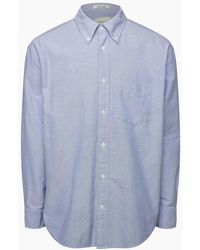 GANT - Button Down Collar Long Sleeve Shirt With Chest Pocket - Lyst