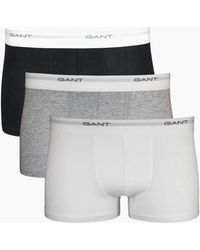 GANT - 3-Pack Core Logo Boxer Trunks - Lyst