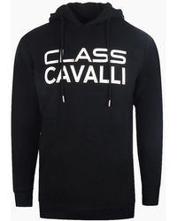 Roberto Cavalli - Cavalli Class Reverse Logo Hoodie - Lyst