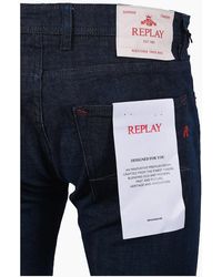 Replay - Grover Straight Leg Jeans Dark Denim - Lyst